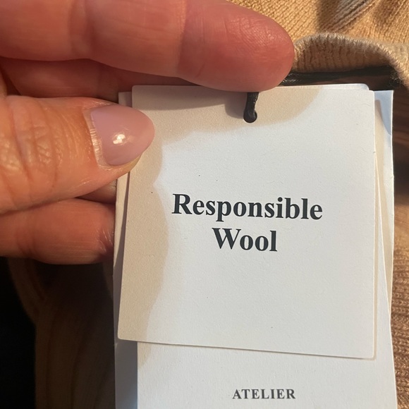 & Other Stories dress-ribbed sweater with rhinestone buttons, fits a S or XS NWT - Picture 10 of 12